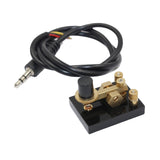 Maxbell Mini CW Morse Code Key Universal for Beginners Broadcast Enthusiasts Camping