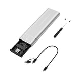 Maxbell Maxbell M.2 Enclosure Adapter Support M Key/B+M Key for External Case Equipment Silver