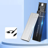 Maxbell Maxbell M.2 Enclosure Adapter Support M Key/B+M Key for External Case Equipment Silver