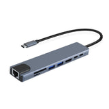 Maxbell USB C Docking Station USB C Splitter USB C to HDMI Adapter 8 in 1 Type C Hub