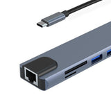 Maxbell USB C Docking Station USB C Splitter USB C to HDMI Adapter 8 in 1 Type C Hub