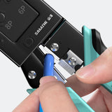 Maxbell Network Crimper Labor Saving Compact RJ11 RJ12 45 Connector Crimper Pliers