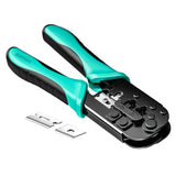 Maxbell Network Crimper Labor Saving Compact RJ11 RJ12 45 Connector Crimper Pliers