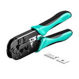 Maxbell Network Crimper Labor Saving Compact RJ11 RJ12 45 Connector Crimper Pliers