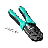 Maxbell Network Crimper Labor Saving Compact RJ11 RJ12 45 Connector Crimper Pliers