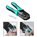 Maxbell Network Crimper Labor Saving Compact RJ11 RJ12 45 Connector Crimper Pliers