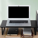 Maxbell Maxbell Monitor Stand Riser Anti Slip Stable Storage for Computer Screen Home Office Black