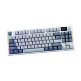 Maxbell Gamer Keyboard 87 Keys Hot Swap Sturdy 3 Modes Connectivity 14.1x5.5x1.7inch Style C