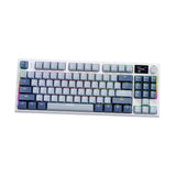 Maxbell Gamer Keyboard 87 Keys Hot Swap Sturdy 3 Modes Connectivity 14.1x5.5x1.7inch Style C