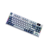 Maxbell Gamer Keyboard 87 Keys Hot Swap Sturdy 3 Modes Connectivity 14.1x5.5x1.7inch Style C
