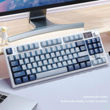 Maxbell Gamer Keyboard 87 Keys Hot Swap Sturdy 3 Modes Connectivity 14.1x5.5x1.7inch Style C