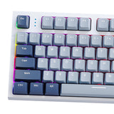 Maxbell Gamer Keyboard 87 Keys Hot Swap Sturdy 3 Modes Connectivity 14.1x5.5x1.7inch Style C