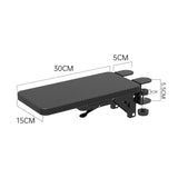 Maxbell Maxbell Computer Arm Rest Convenient Ergonomic Extension Board for Office Home Table black