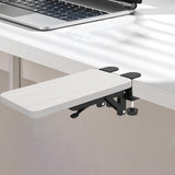 Maxbell Computer Arm Rest Convenient Ergonomic Extension Board for Office Home Table white