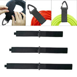 Maxbell Heavy Duty Storage Strap Extension Cord Holder for Garage Ropes Garden Hoses S 1.5x10inch