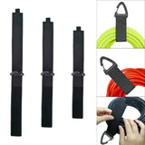 Maxbell Heavy Duty Storage Strap Extension Cord Holder for Garage Ropes Garden Hoses S 1.5x10inch