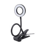 Maxbell Clip on Desk Light Flexible for Work Bed Headboard Video Conference Lighting