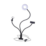 Maxbell Clip on Desk Light with Mic Holder and Phone Holder for Meetings Work Office