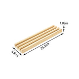 Maxbell Maxbell 4Pcs Wooden Domino Tray Decoration Educational Crafts Gifts Domino Organizer Without Pad