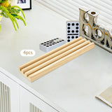 Maxbell Maxbell 4Pcs Wooden Domino Tray Decoration Educational Crafts Gifts Domino Organizer Without Pad