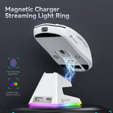 Maxbell 3 Mode Mouse up to 26000DPI Six Levels of Resolution Chargeable Mouse for PC