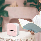 Maxbell Thermal Printer Plan Journal Inkless Qr Codes Compact Printer Pink