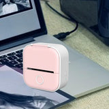 Maxbell Thermal Printer Plan Journal Inkless Qr Codes Compact Printer Pink