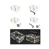 Maxbell Acrylic Case Shell for 5 Pro Development Board Protection Spare Parts Sturdy without fan