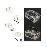 Maxbell Acrylic Case Shell for 5 Pro Development Board Protection Spare Parts Sturdy without fan