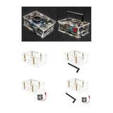 Maxbell Acrylic Case Shell for 5 Pro Development Board Protection Spare Parts Sturdy without fan