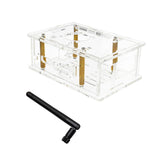 Maxbell Clear Acrylic Case for 5 Pro Development Board Protective Shell with Antenna without fan
