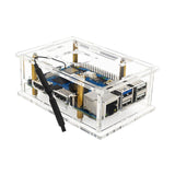 Maxbell Clear Acrylic Case for 5 Pro Development Board Protective Shell with Antenna without fan