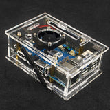 Maxbell Maxbell Clear Acrylic Case for 5 Pro Development Board Protective Shell with Antenna with fan