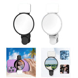 Maxbell Phone Fill Light Mirror Accessories Selfie Reflector Mirror for Phone Camera Black