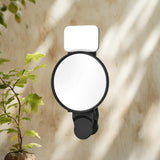 Maxbell Phone Fill Light Mirror Accessories Selfie Reflector Mirror for Phone Camera Black