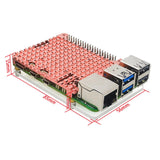 Maxbell Copper Heatsink Metal Thermal Dissipation Cooling for Pi 5B Cooling Laptop PC without Fan
