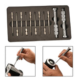 Maxbell 11 Pieces Multifunctional Precision Screwdriver Set for Glasses Laptop Watch