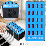 Maxbell 20-port Multi Function 20 A USB Charger Station for USB Devices Smartphones