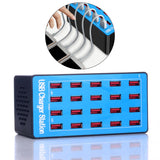 Maxbell 20-port Multi Function 20 A USB Charger Station for USB Devices Smartphones
