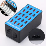Maxbell 20-port Multi Function 20 A USB Charger Station for USB Devices Smartphones