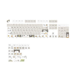 Maxbell 131 Keys PBT Keycaps Clear Keyboard Caps Ideal Gift Russian and English
