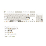 Maxbell 131 Keys PBT Keycaps Clear Keyboard Caps Ideal Gift Russian and English