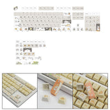 Maxbell 131 Keys PBT Keycaps Clear Keyboard Caps Ideal Gift Russian and English