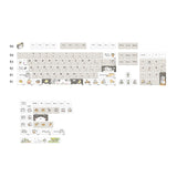 Maxbell 131 Keys PBT Keycaps Clear Keyboard Caps Ideal Gift Russian and English
