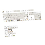 Maxbell PBT Keycaps 132 Keys Xda Height Easy Installation Cute English Keyboard Caps
