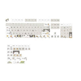 Maxbell PBT Keycaps 132 Keys Xda Height Easy Installation Cute English Keyboard Caps
