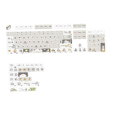 Maxbell PBT Keycaps 132 Keys Xda Height Easy Installation Cute English Keyboard Caps
