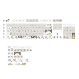 Maxbell PBT Keycaps 132 Keys Xda Height Easy Installation Cute English Keyboard Caps