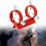 Maxbell Star Finding Bracket Red Holder for Star Finders Astrophotography Finderscope 4.2cm Dia