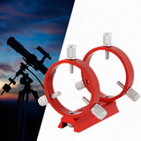 Maxbell Star Finding Bracket Red Holder for Star Finders Astrophotography Finderscope 6cm Dia